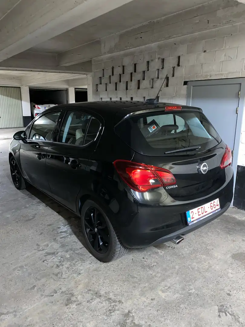 Opel Corsa 1.4i Black Edition Zwart - 2