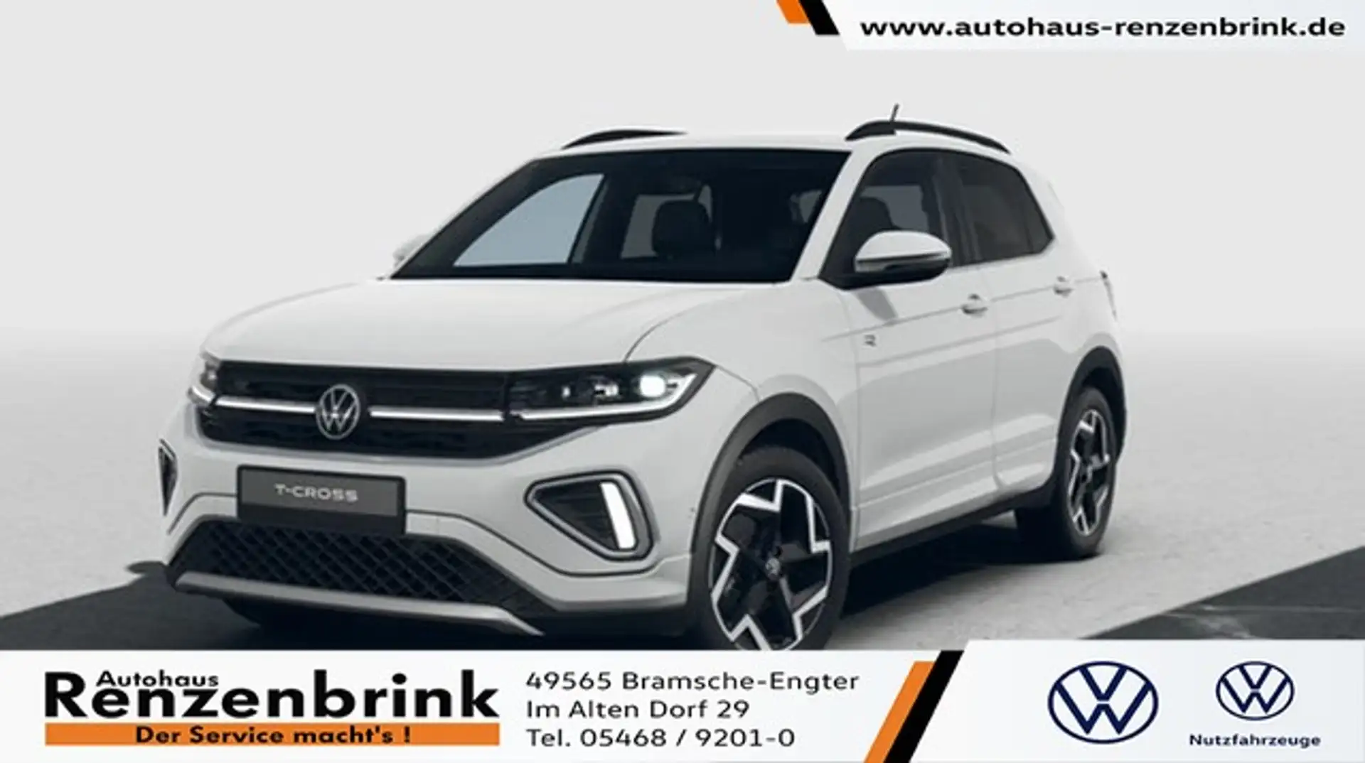 Volkswagen T-Cross R-Line 1.5 TSI DSG Travel & Comfort +2x Assiste... Bianco - 1