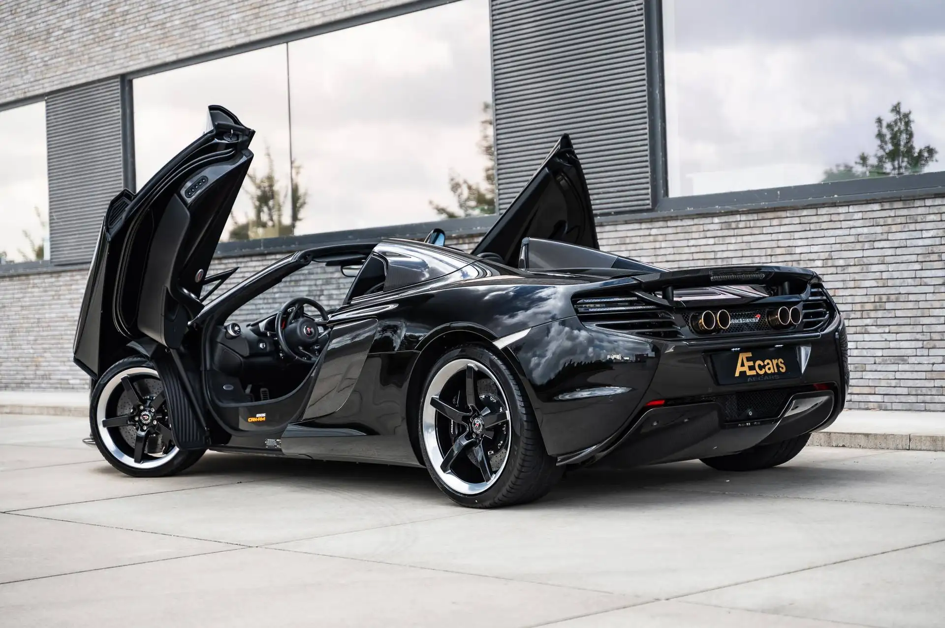 맥라렌 650S 650 Sport Spider 2016 검정 사진 4