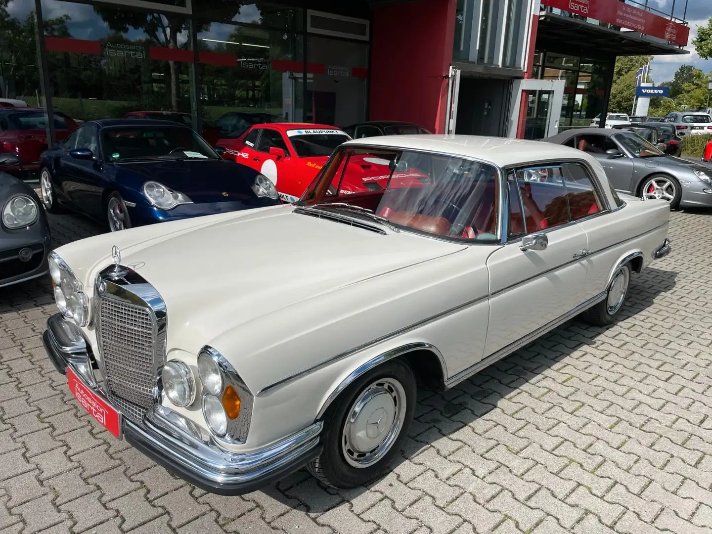 Mercedes-Benz 220 SEB/C - Schalter - Schiebedach - orig. Leder Blanc - 1