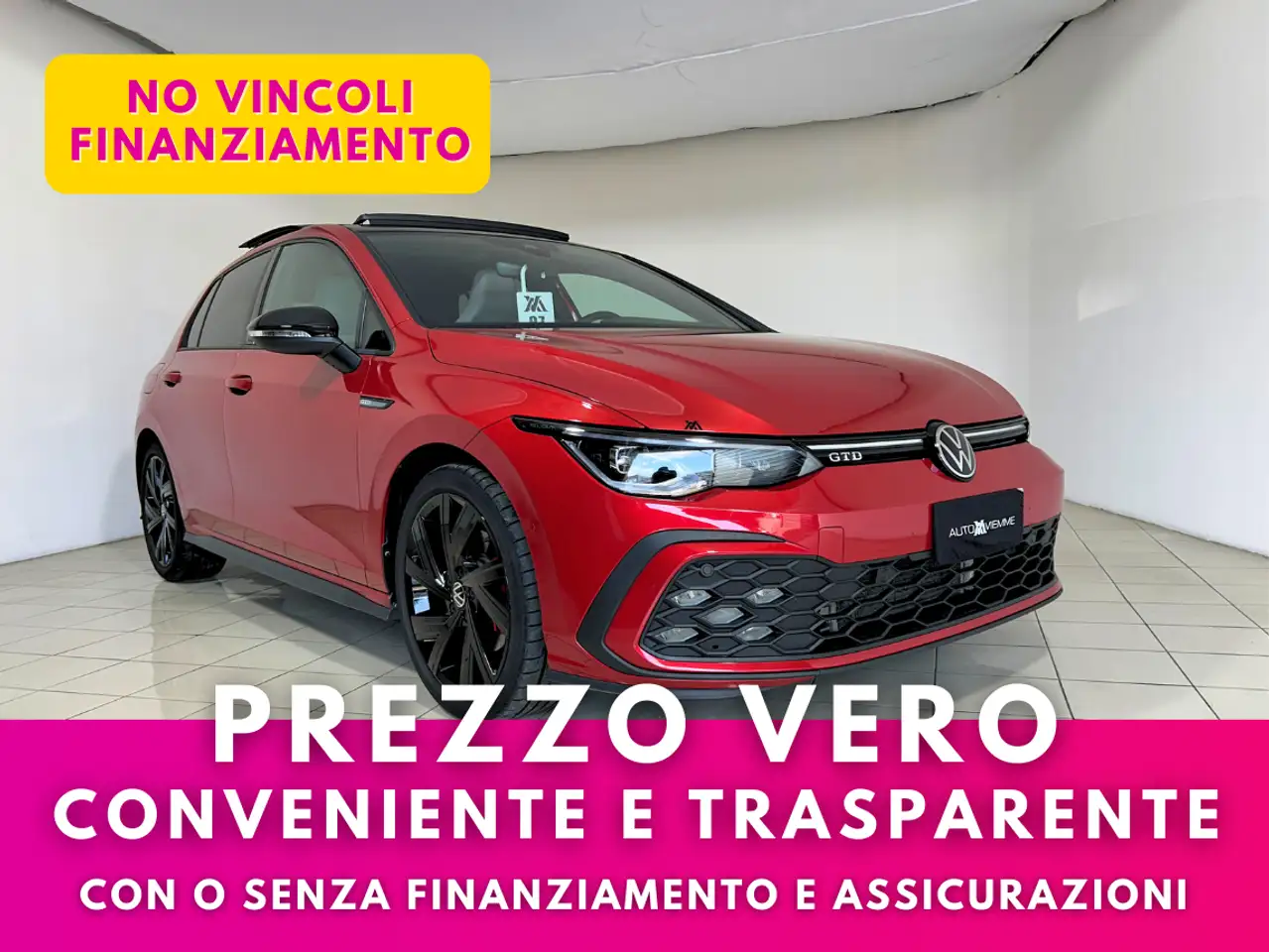 Volkswagen Golf GTD tetto apribile sedili elettrici in pelle
