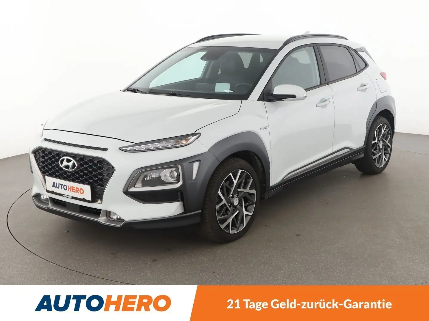 Hyundai KONA 1.6 Hybrid Premium 2WD Aut.*LED*NAVI*ACC*CAM*PDC* Blanc - 1