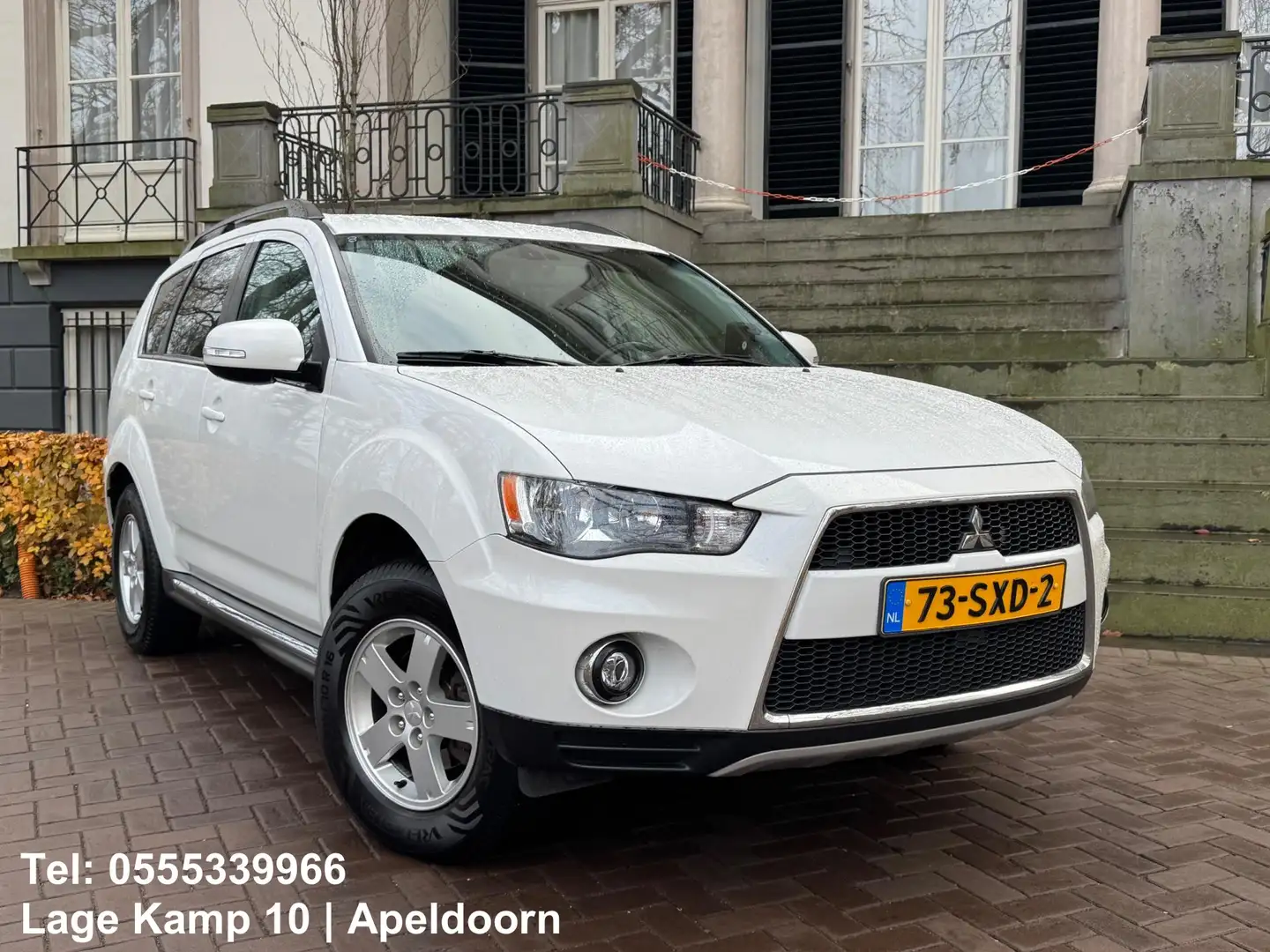 Mitsubishi Outlander 2.0 Intro Edition Automaat Airco Cruise Ctr Leder Blanc - 2