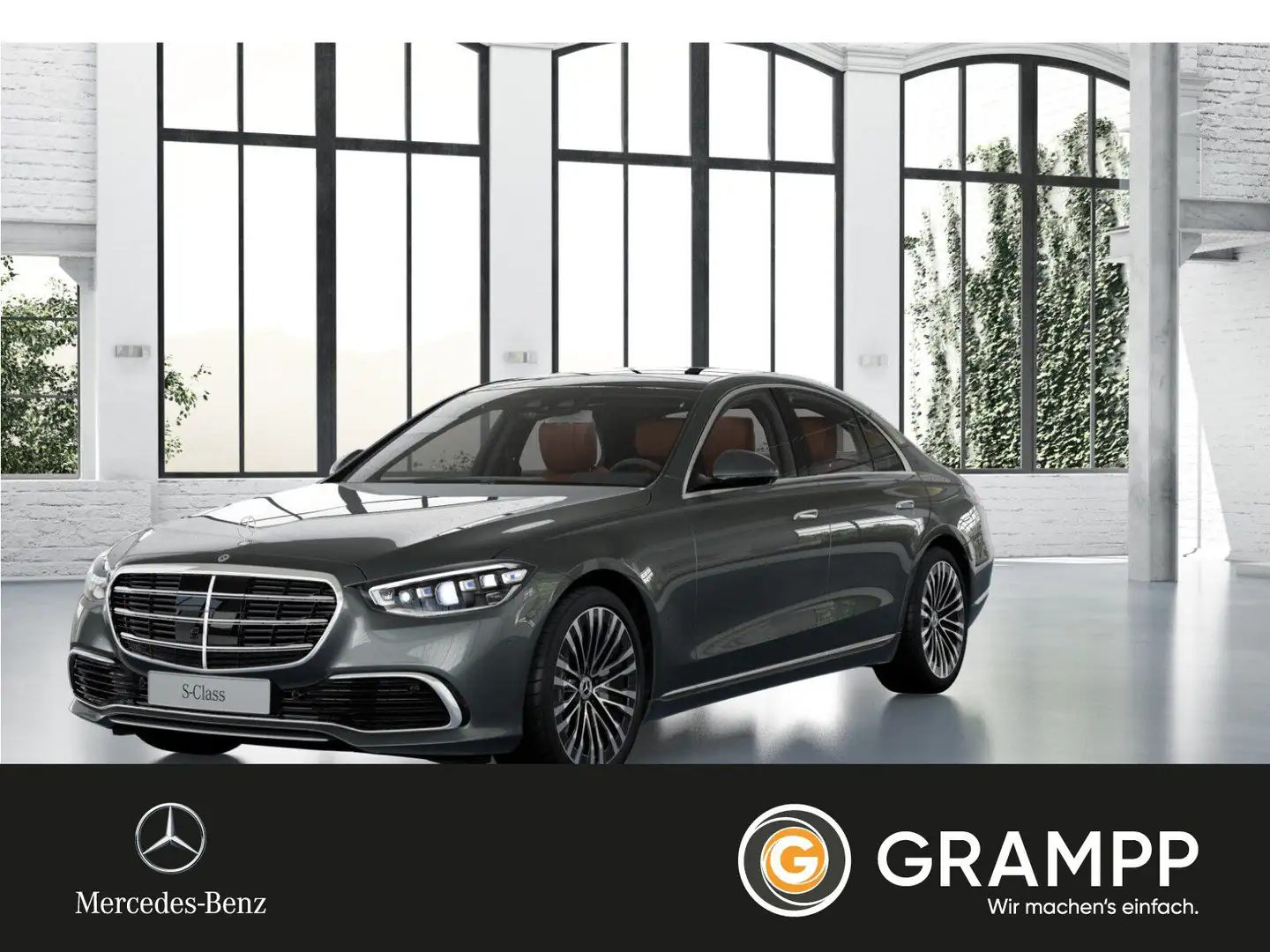 Mercedes-Benz S 400 d 4M Exklusiv Pano/HUD/Fahrassis/AHK/Air Gris - 1