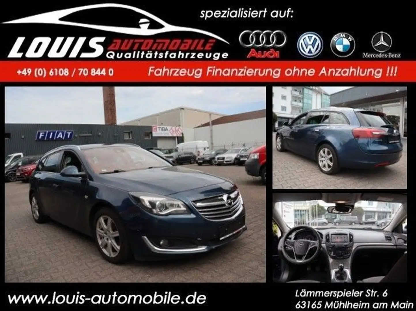 Opel Insignia A Sports Tourer Business Edition Azul - 1