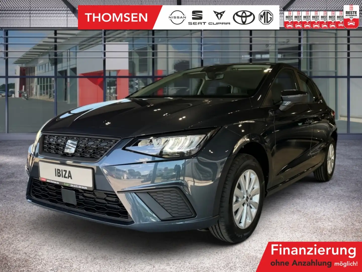 SEAT Ibiza 1.0 TSI Style LED+Virtual+Winterp.+PDC+SHZ Grau - 1
