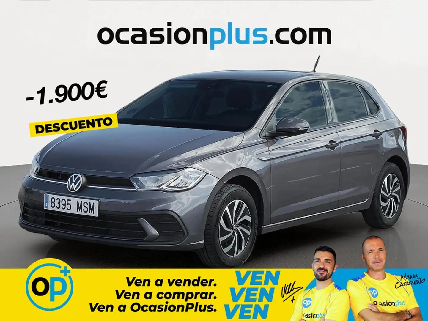 Volkswagen Polo 1.0 TSI Life DSG 70kW Gris - 1