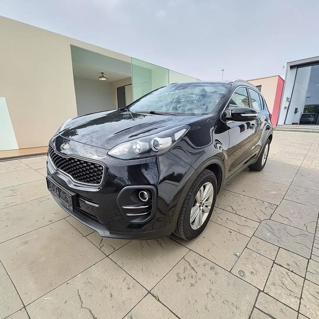Kia Sportage 1,7 CRDI ISG Silber Schwarz - 1