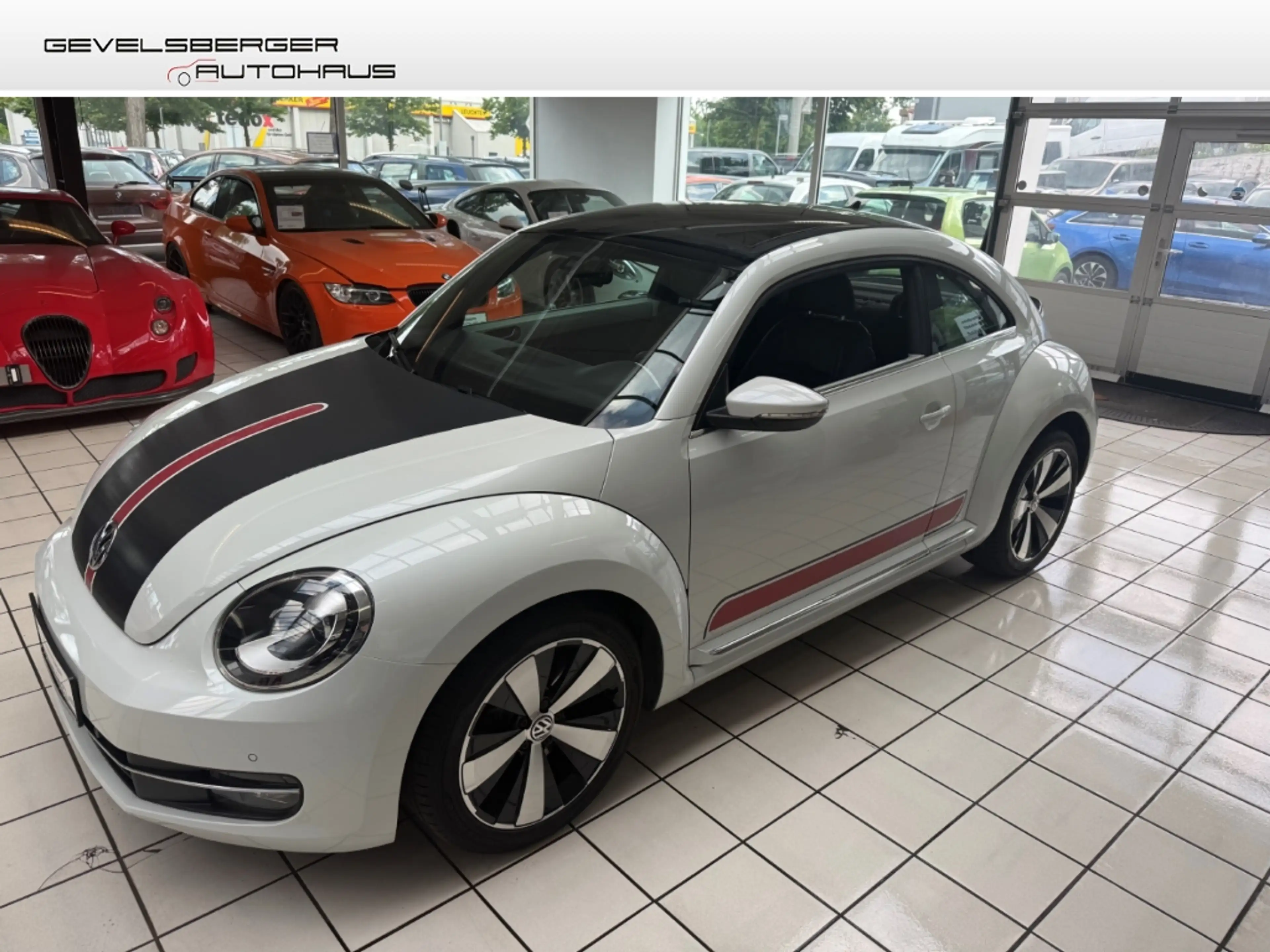 Volkswagen Beetle Design 18 Zoll Panoramadach Leder scheckheft