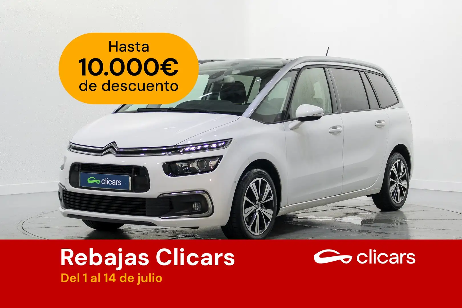 Citroen C4 Grand Picasso 1.6BlueHDI S&S Shine 120 White - 1