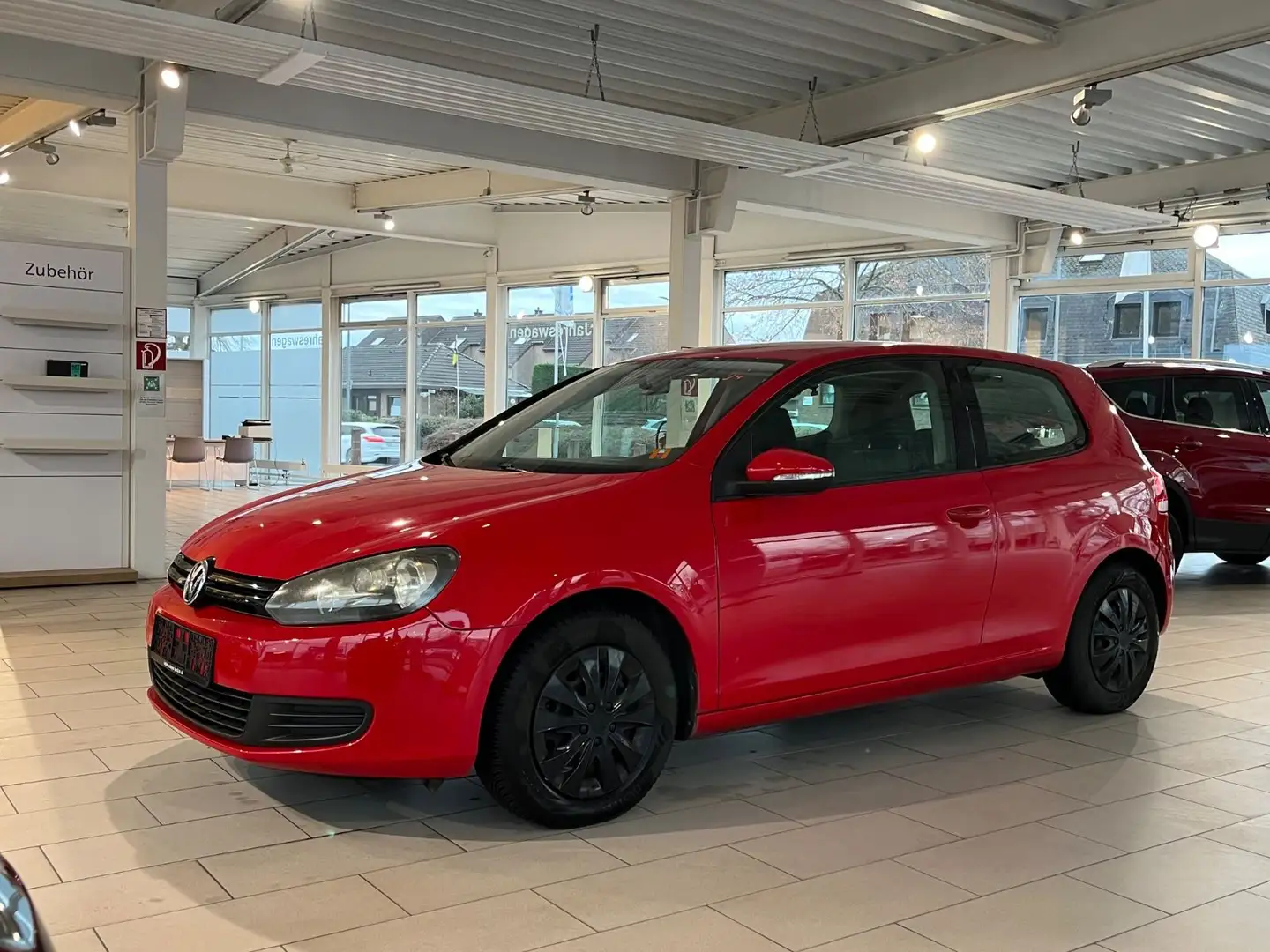 Volkswagen Golf VI Trendline*KLIMA*USB/AUX*TÜV NEU*BLUET.* Rot - 1