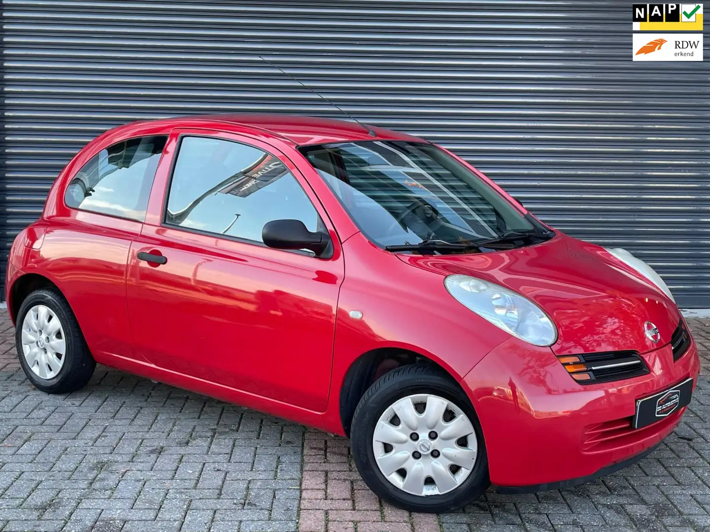 Nissan Micra 1.2 Visia Airco | Elektr Pakket | Weinig km Rood - 1
