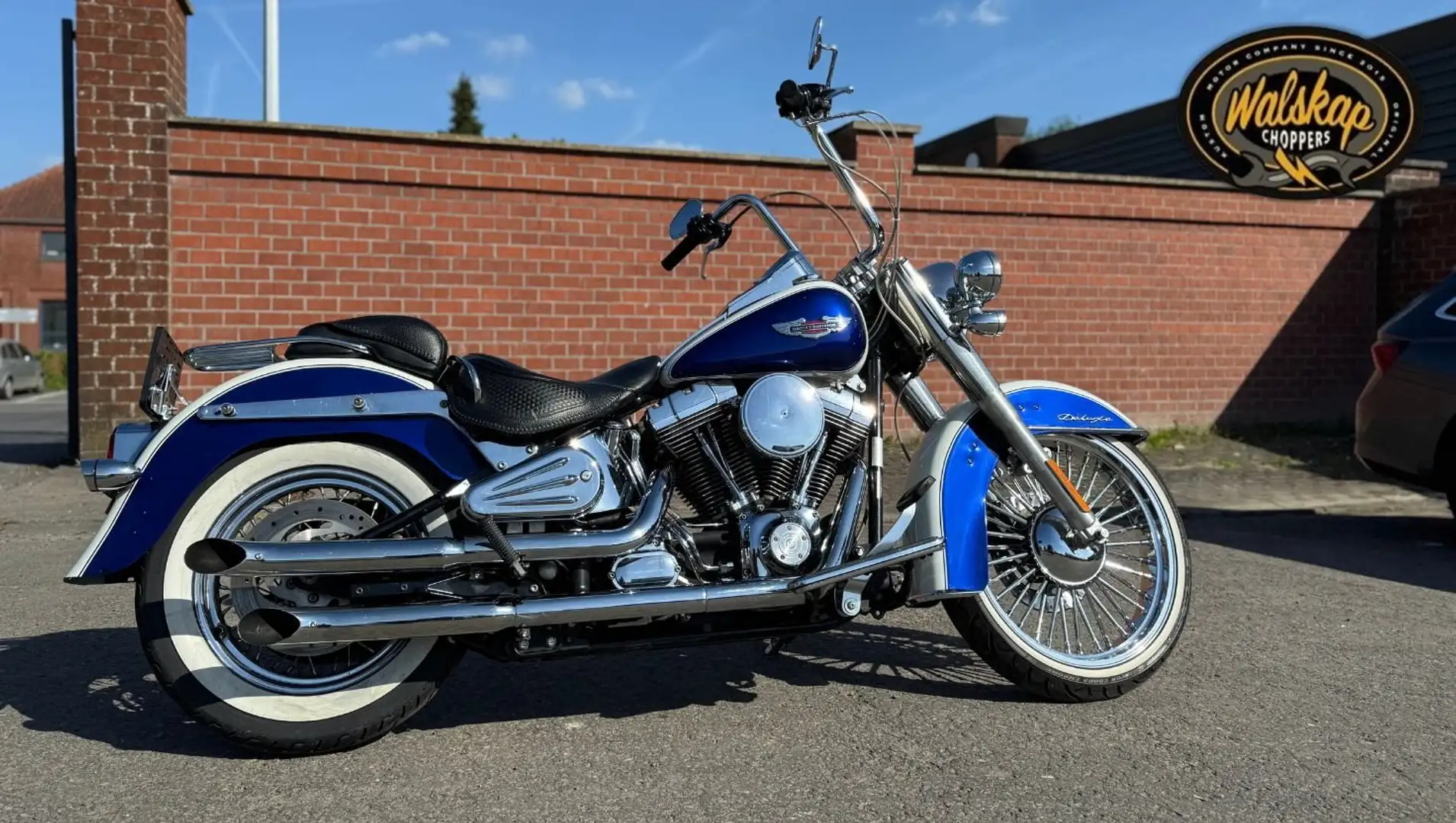 Harley-Davidson Softail Deluxe Kék - 2