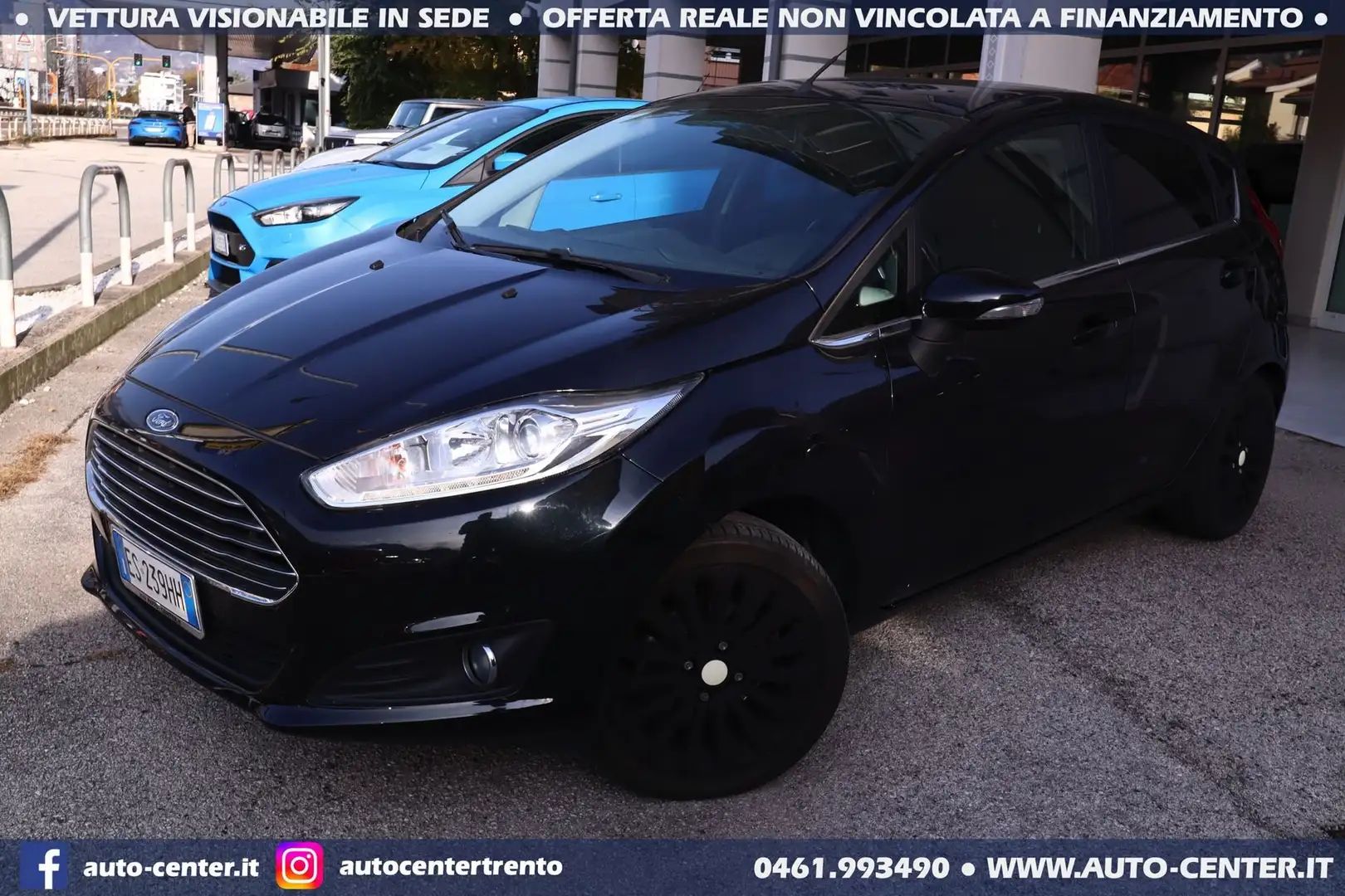 Ford Fiesta 1.0 80CV 5p Titanium Schwarz - 2