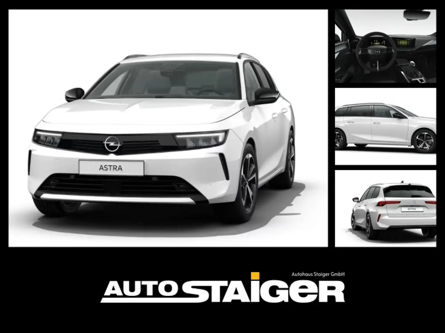 Opel Astra Sports Tourer Edition 1.2 Turbo Weiß - 1