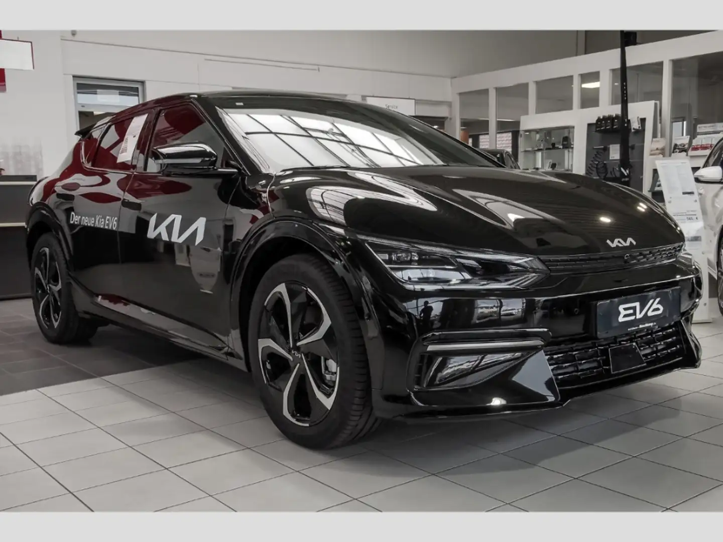Kia EV6 GT Line Elektro Klima-Sitze 360-Kam Meridian-Sound Schwarz - 2