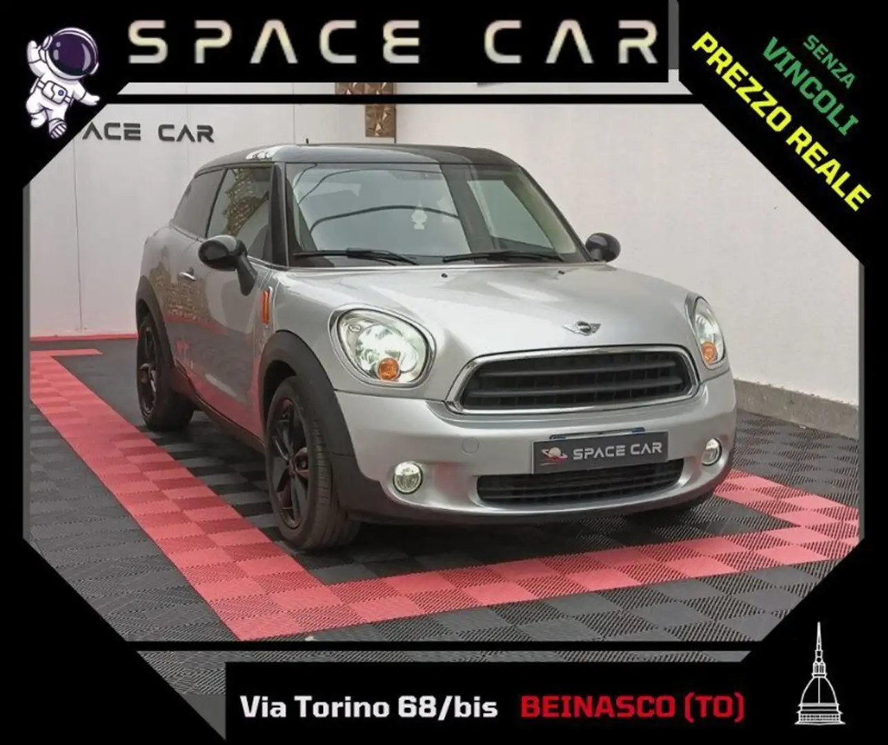 MINI Cooper D Paceman Mini 1.6 Cooper D Paceman Zilver - 1