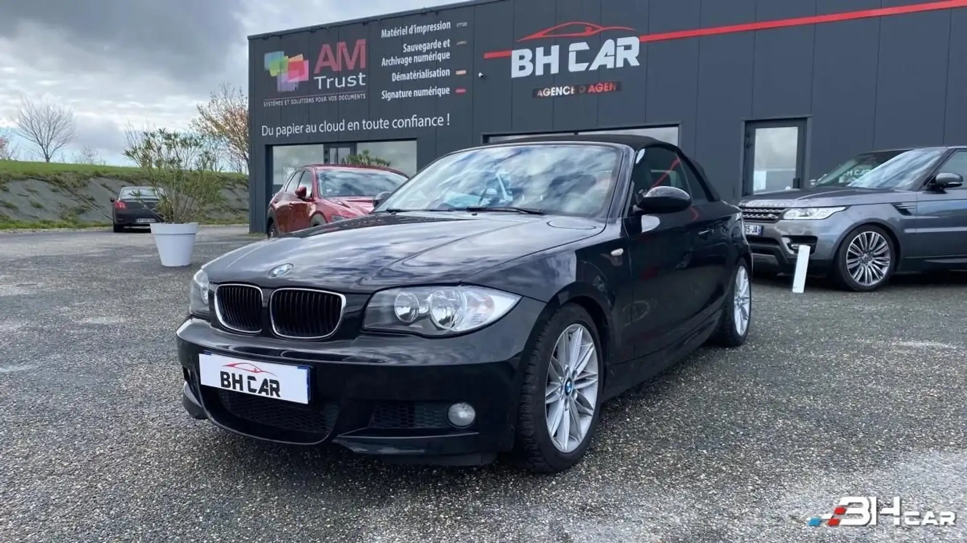 BMW 118 CABRIOLET 2.0 118 I 145 SPORT DESIGN Noir - 1