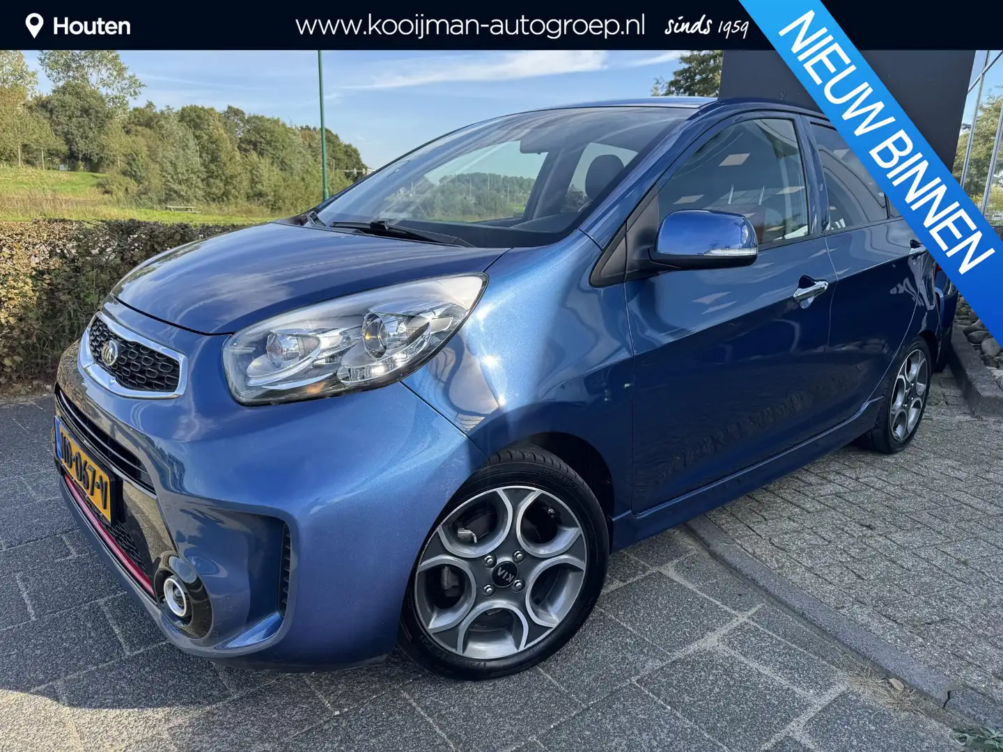 Kia Picanto 1.2 CVVT SportsLine | Afneembare Trekhaak | Eerste Blauw - 1
