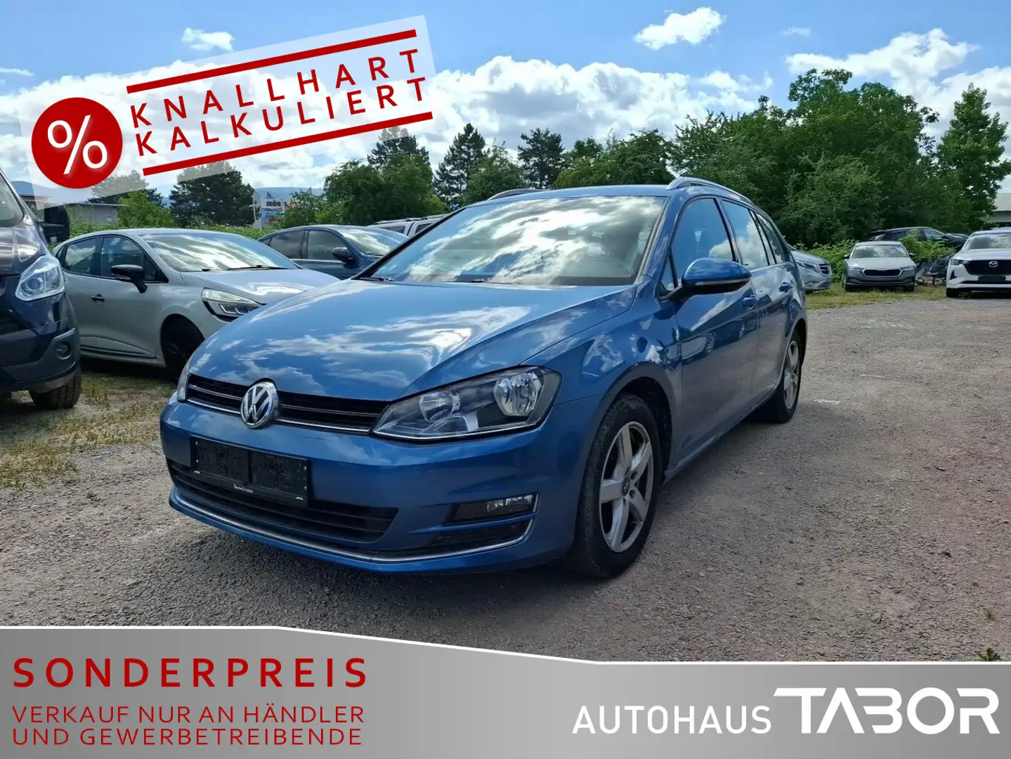 Volkswagen Golf VII Var 1.4 TSI DSG Highline Xenon ALS GRA Blau - 1
