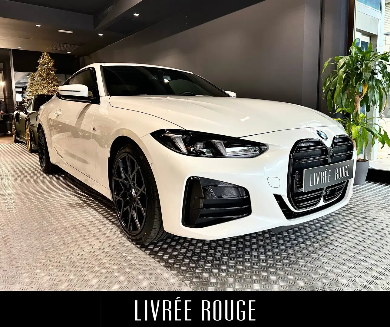 BMW 420 420d Coupe mhev 48V xdrive MSport auto Weiß - 2