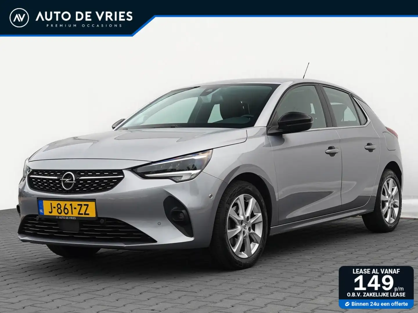 Opel Corsa 1.2 Turbo 100pk Elegance | ECC | Carplay | Camera Grijs - 1