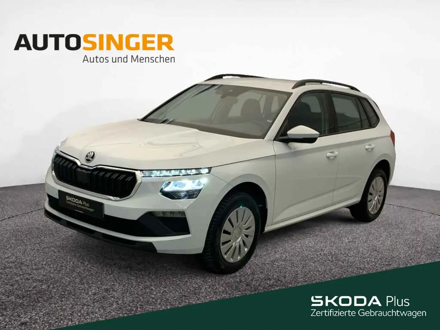 Skoda Kamiq Essence 1.0 TSI *LED*GRA*SHZ*PDC*LANE*DAB* Blanco - 1