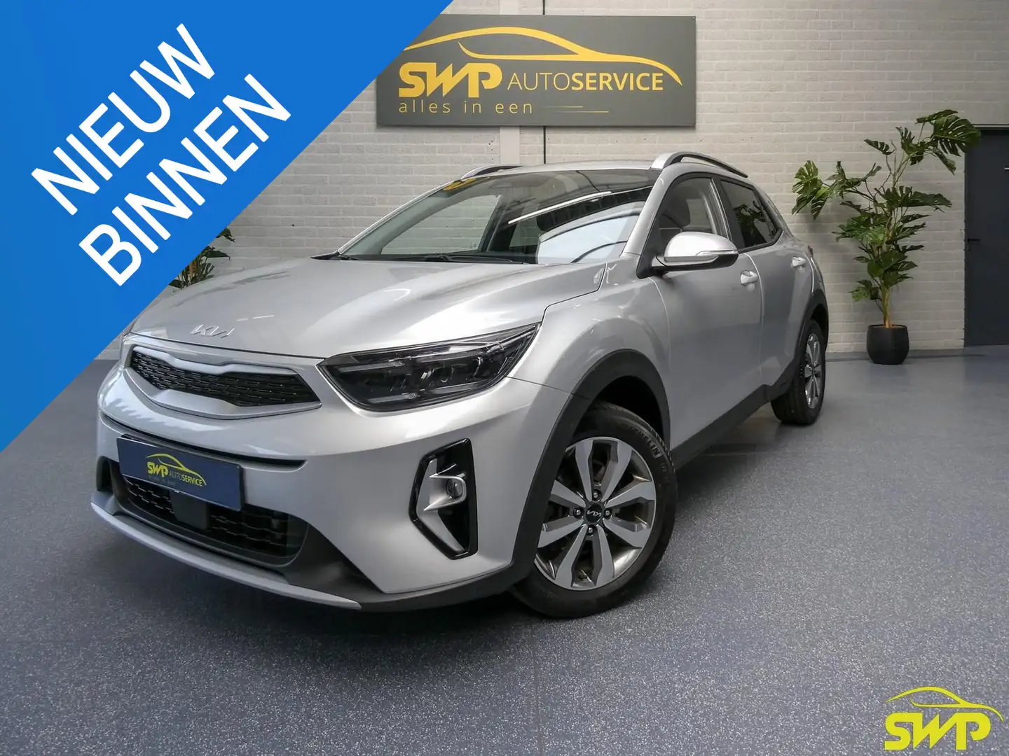 Kia Stonic 1.0 T-GDi MHEV DynamicLine | Navi via Carplay | Ca Zilver - 1