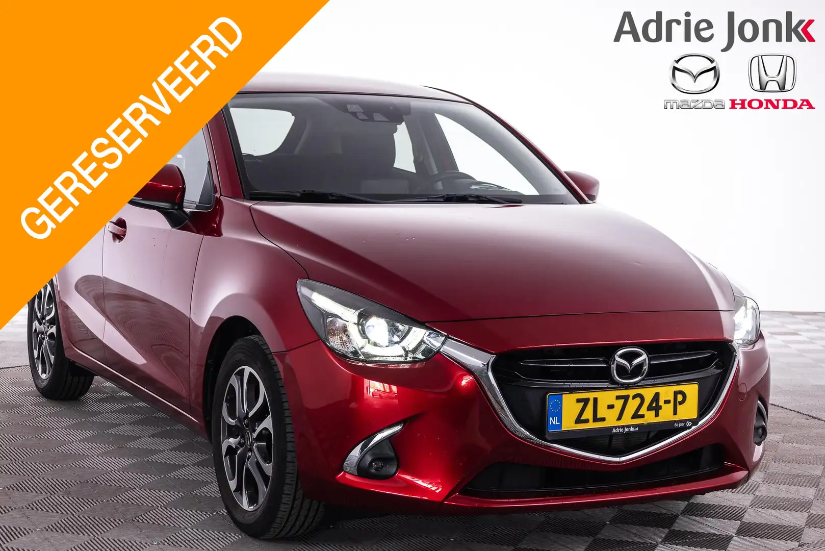 Mazda 2 1.5 Skyactiv-G GT-M 1e EIGENAAR | UNIEKE KM STAND Rouge - 1