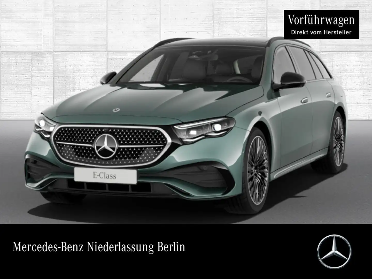 Mercedes-Benz E 300 de T AMG 360° Airmat Pano Distr. AHK Memory Silber - 1