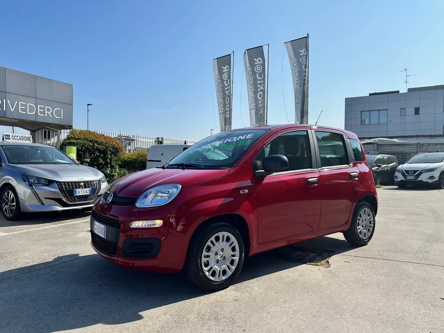 Fiat Panda Panda 1.0 firefly hybrid s Rood - 1