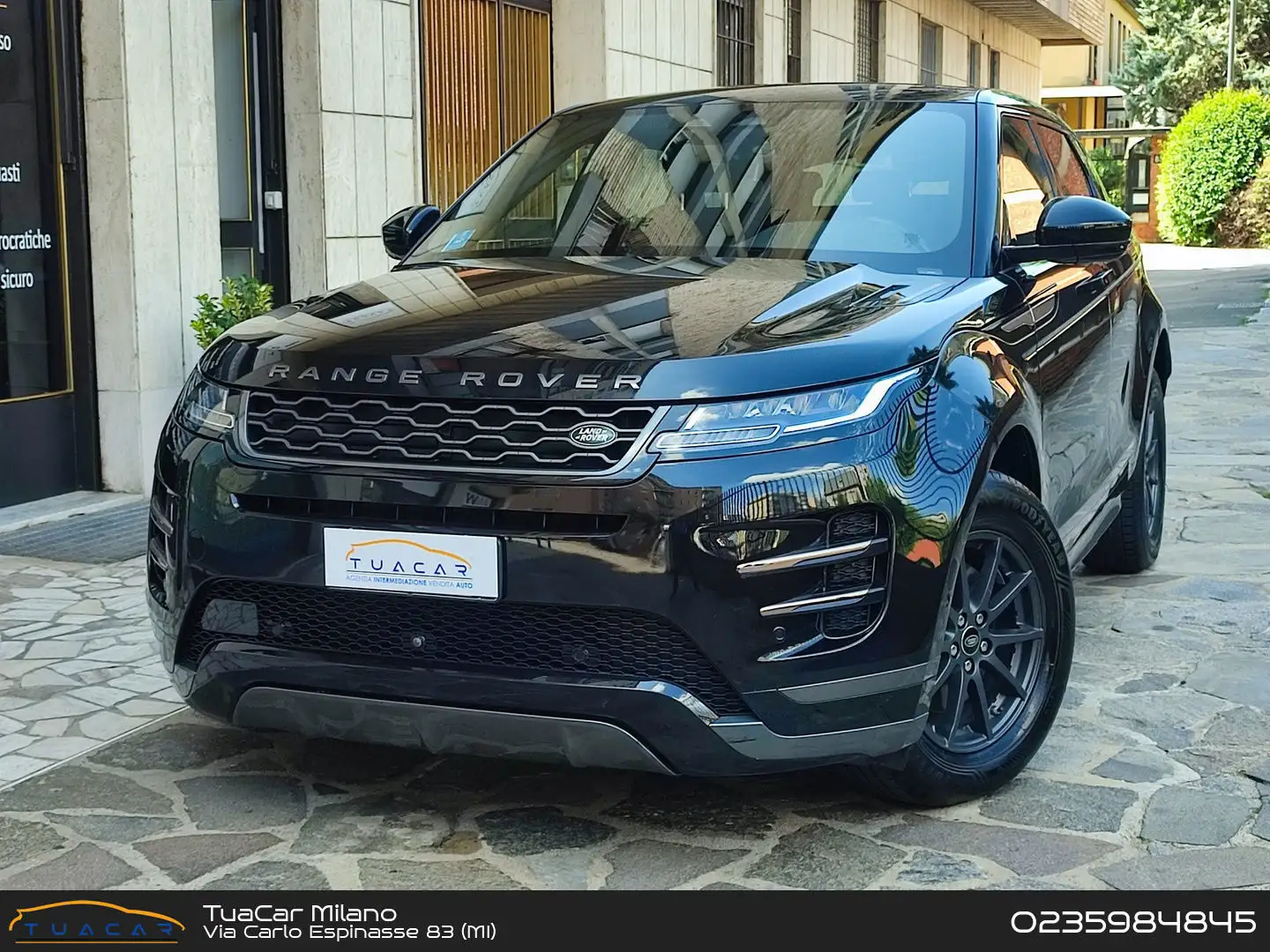 Land Rover Range Rover Evoque R-Dynamic D 165 MHEV Noir - 1