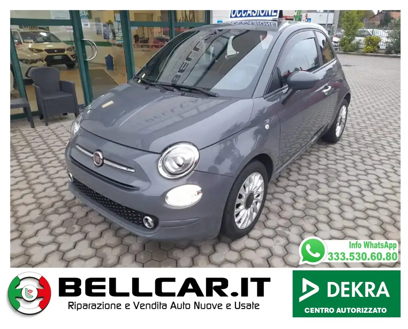 Fiat 500 500 1.0 hybrid Lounge 70cv Grigio - 1