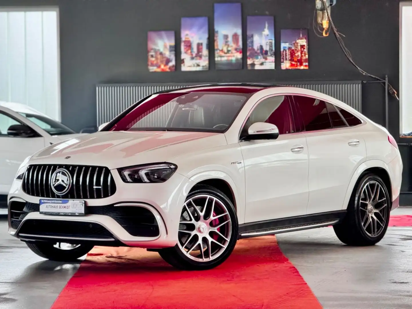 Mercedes-Benz GLE 63 AMG GLE 63S AMG Coupe PerforAbgas Pano Burmester 22" Blanc - 1