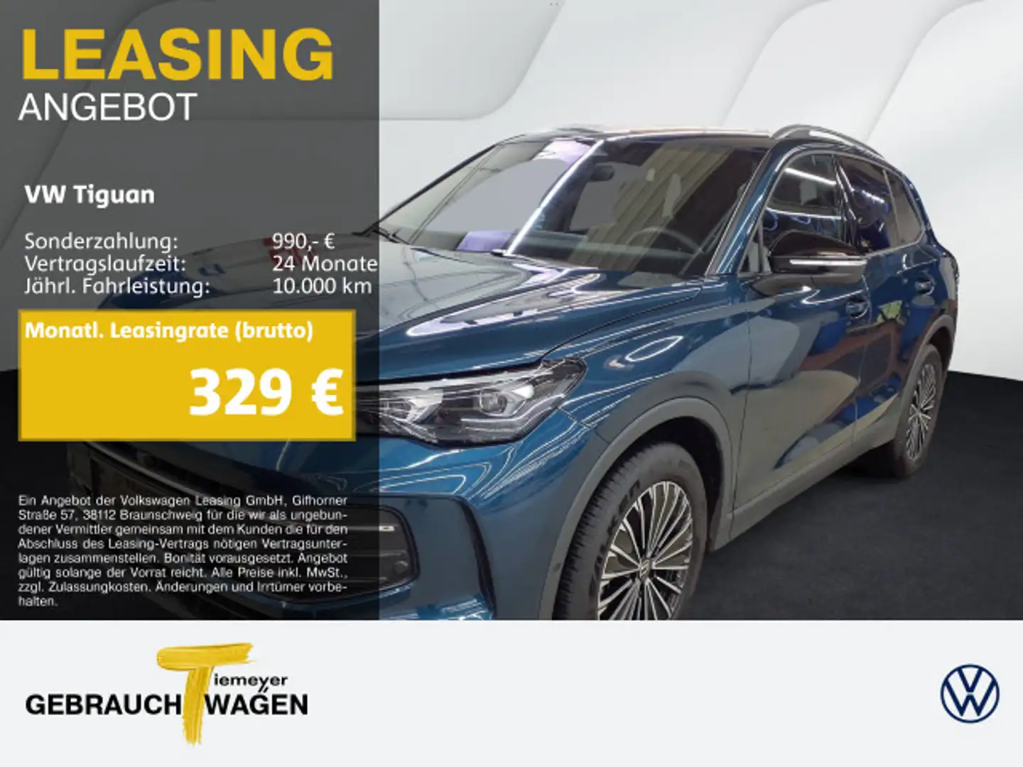 Volkswagen Tiguan 1.5 TSI DSG GOAL LM18 MATRIX KAMERA NAVI Blau - 1