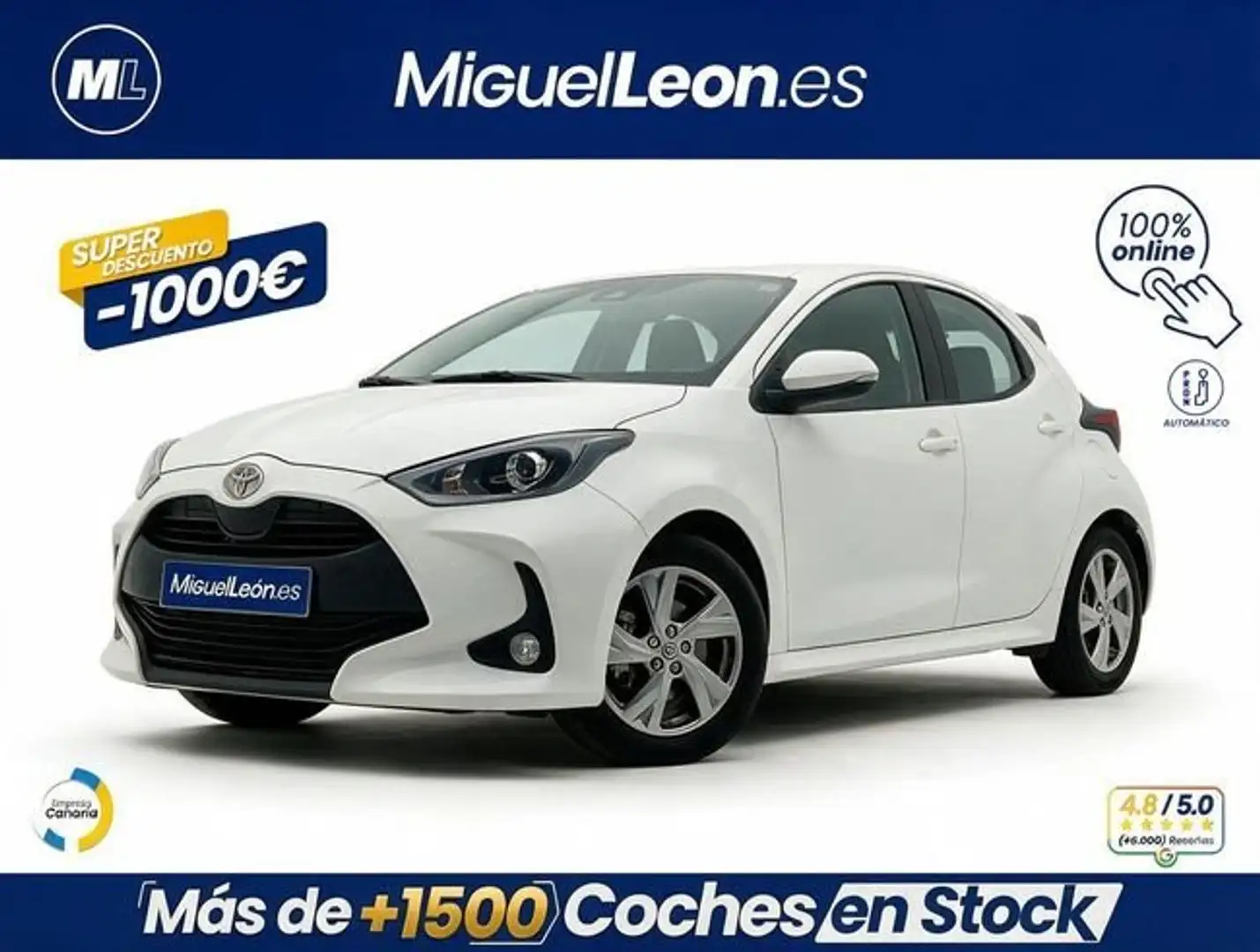 Toyota Yaris 1.5 120H Active Plus Blanco - 1