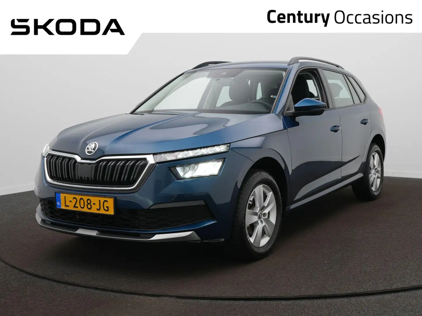 Skoda Kamiq 1.0 TSI Ambition DSG / Adaptive cruise / Parkeerse Blauw - 1