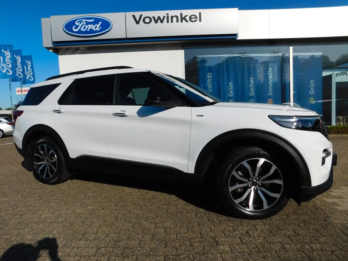 Ford Explorer EXPLORER ST-LINE 3.0 V6 Plug-in-Hybrid 4x4+AHKab Blanc - 2