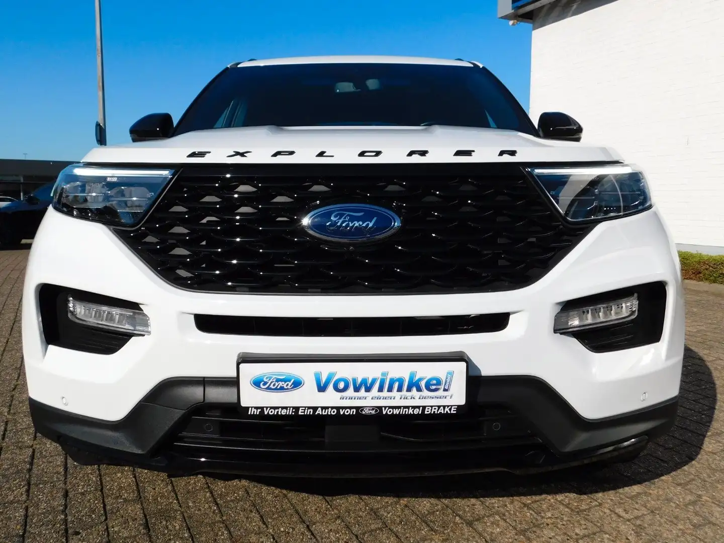 Ford Explorer EXPLORER ST-LINE 3.0 V6 Plug-in-Hybrid 4x4+AHKab Blanc - 1