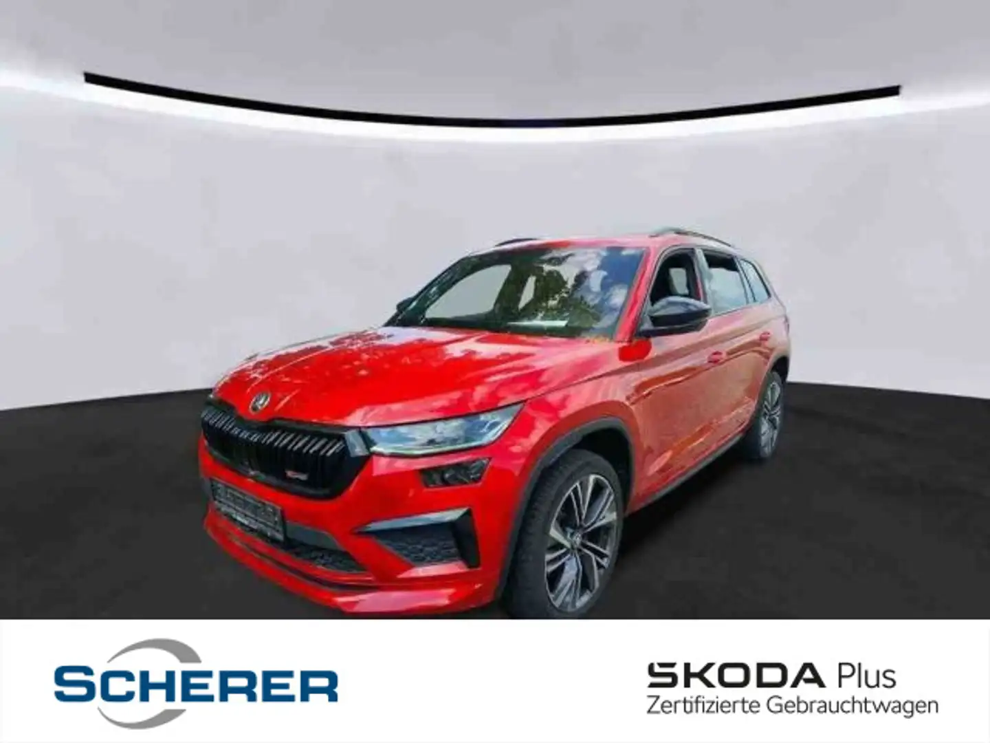Skoda Kodiaq RS 2,0 TSI 4x4 NAVI PANO 360°-KAM MATRIX- Rot - 1