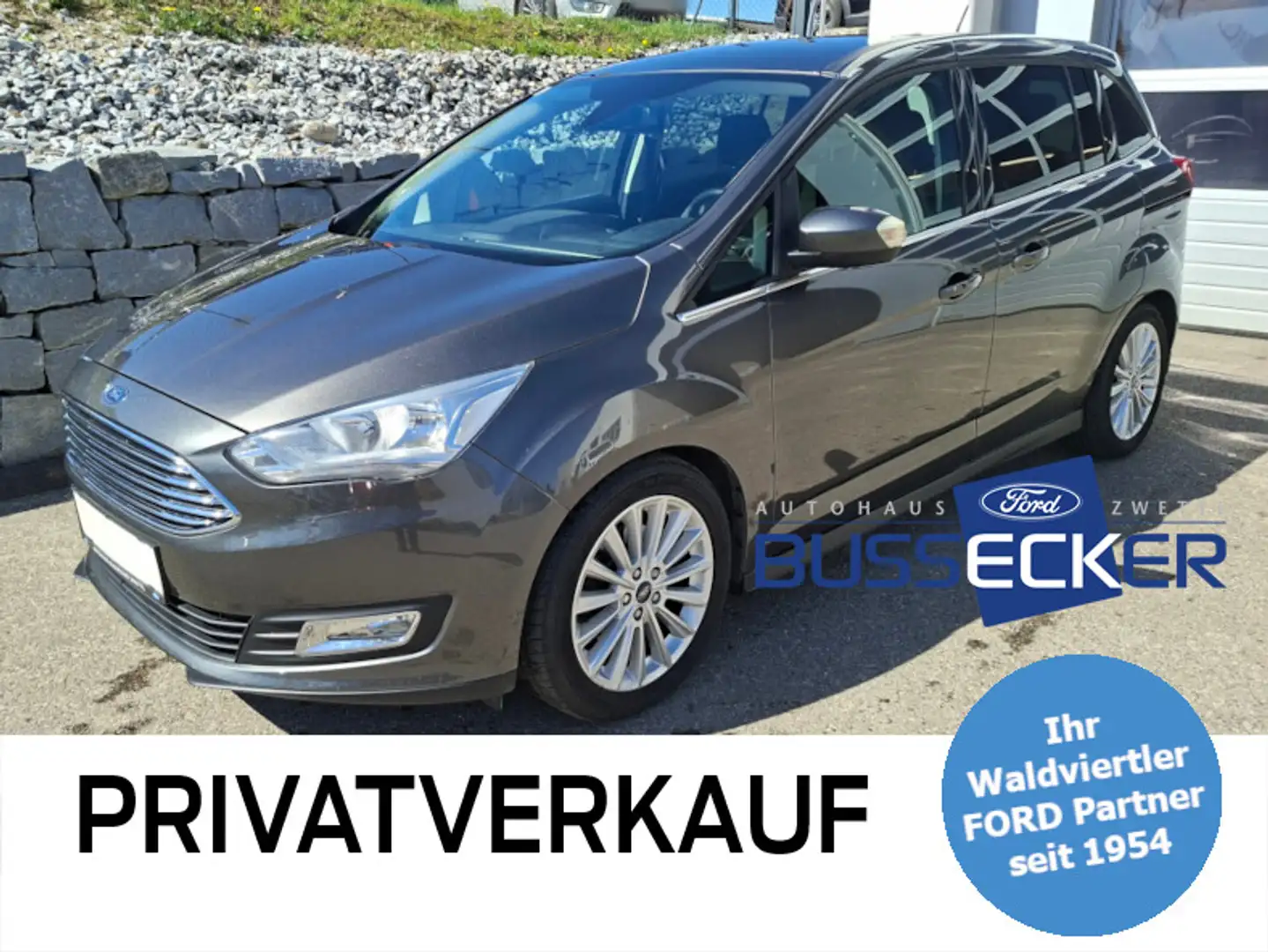 Ford Grand C-Max Grand C-MAX Titanium 1,5 TDCi Grau - 1