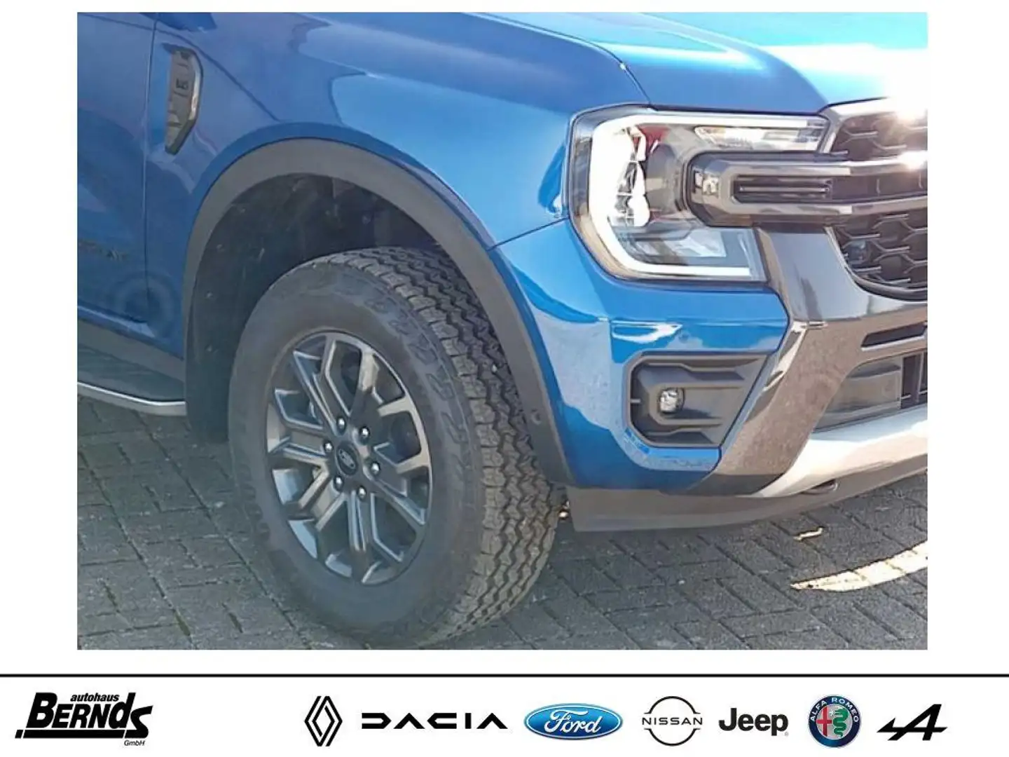 Ford Ranger 3,0 l EcoBlue Doppelkabine Autm. Wildtrak NAVI SHZ Blau - 2
