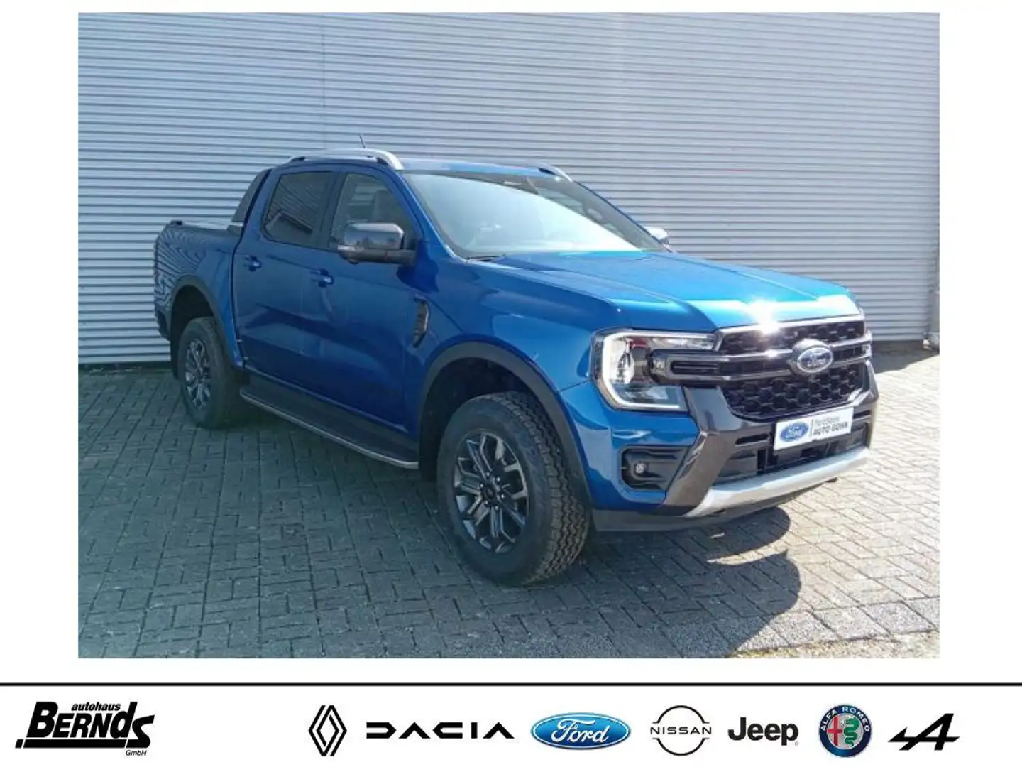 Ford Ranger 3,0 l EcoBlue Doppelkabine Autm. Wildtrak NAVI SHZ Blau - 1