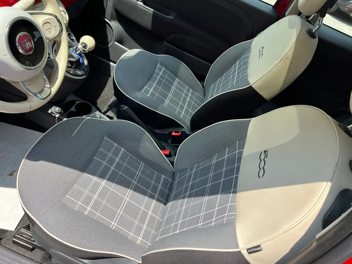 Fiat 500 1.2 Lounge 69cv TFT NAVI 7" Rosso - 2