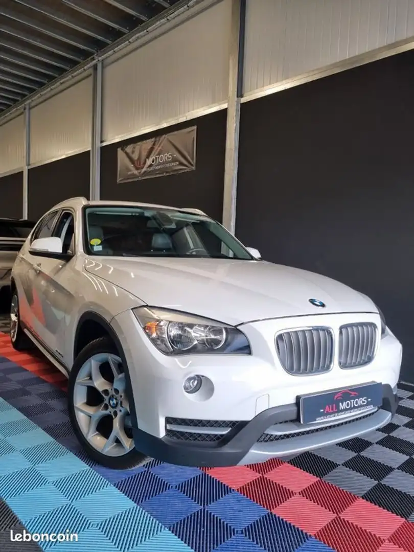 BMW X1 LCI Xdrive 18D 143ch Xline Automatique Blanc - 1