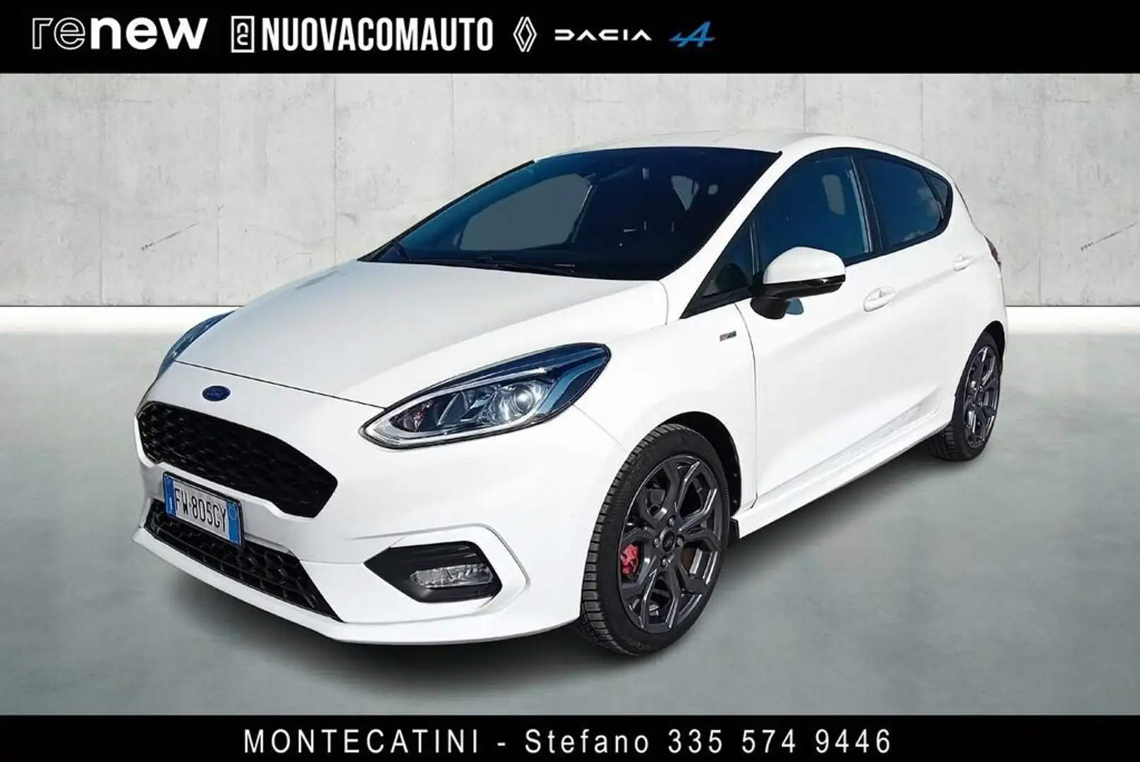 Ford Fiesta 5p 1.1 ST-line 85cv my19.5 Weiß - 1