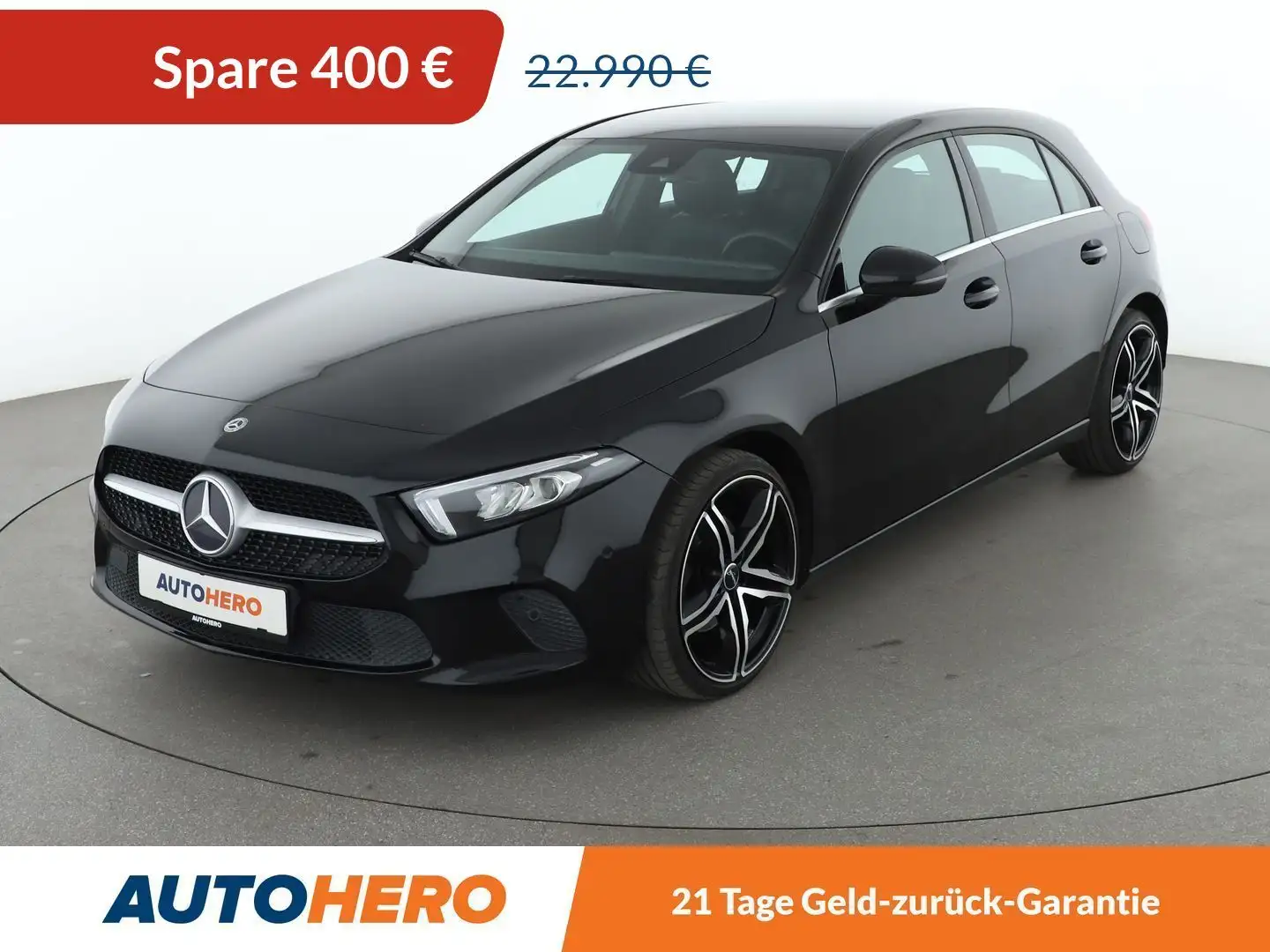 Mercedes-Benz A 200 d Aut.*NAVI*CAM*LED*PDC*SHZ*TEMPO*KLIMA*MBUX* Schwarz - 1