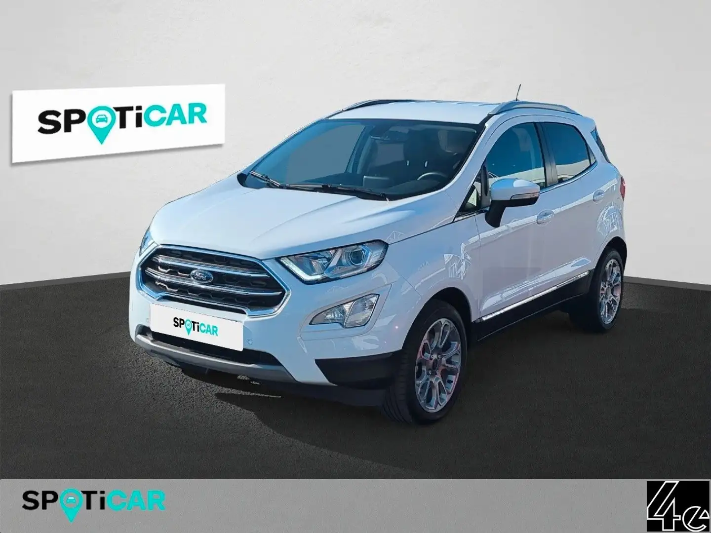Ford EcoSport Titanium NAVI I TEMPO I SHZ I AHK I LHZ Weiß - 1