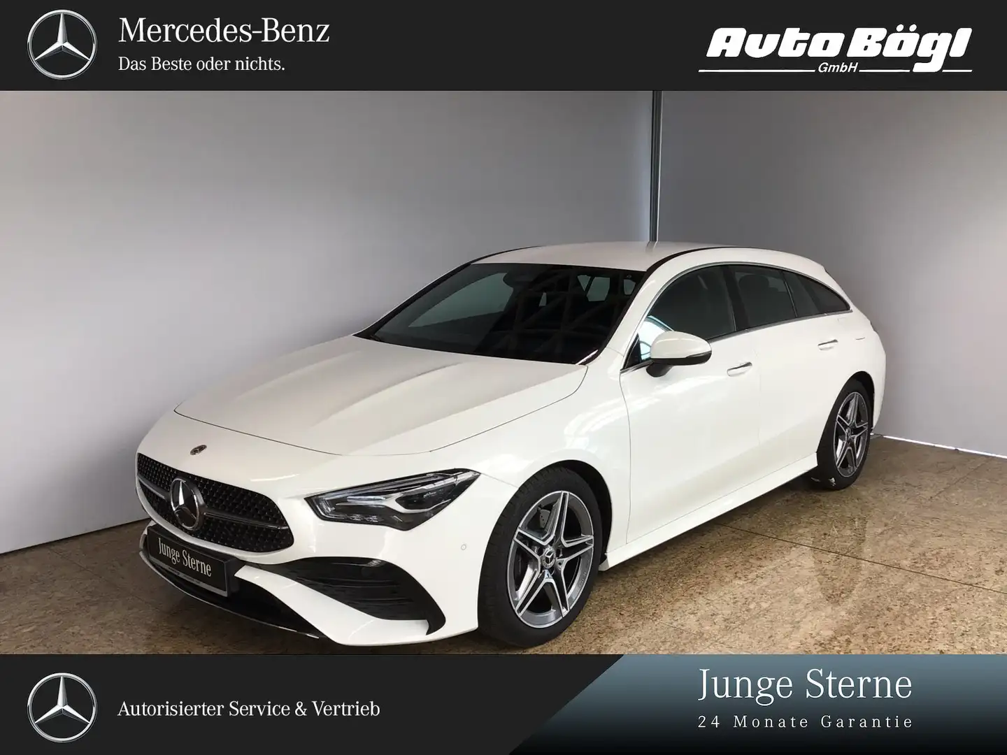 Mercedes-Benz CLA 200 CLA 200 SB AMG Line Advanced PLUS/MBUX/VKZ Navi Weiß - 1