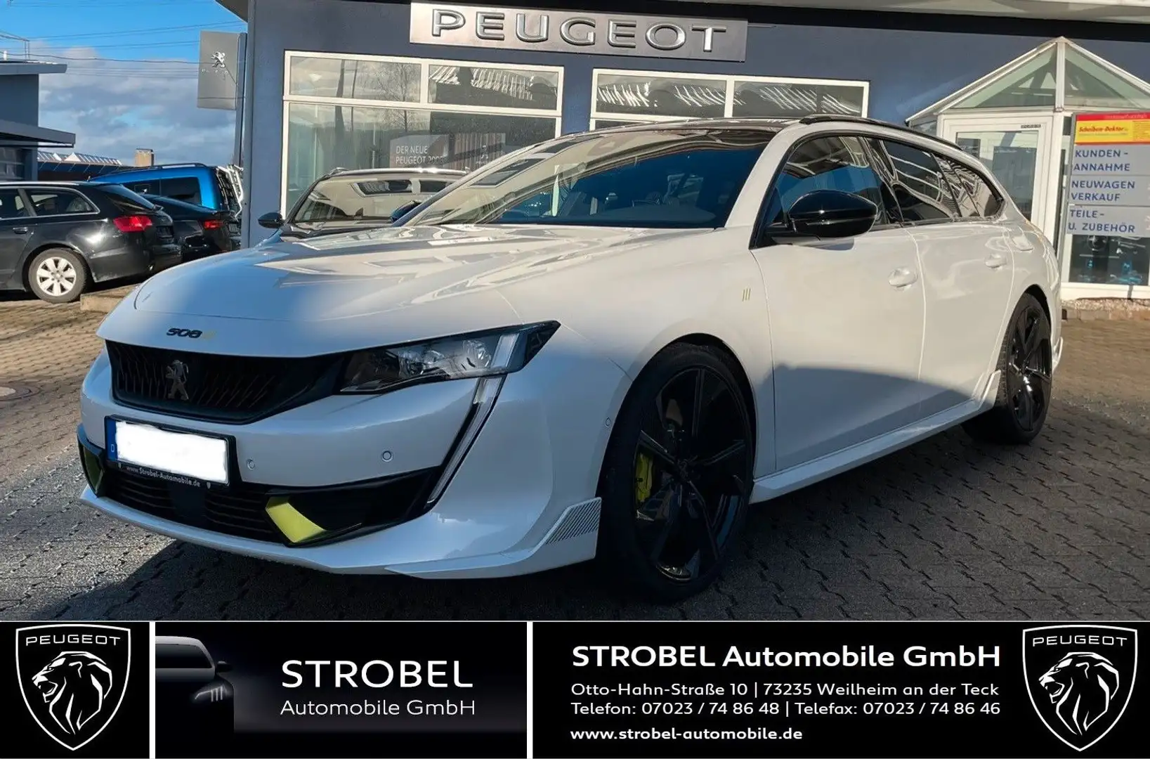 Peugeot 508 SW Hybrid4 PSE 360 e-EAT8 Schiebdach/LED Weiß - 1